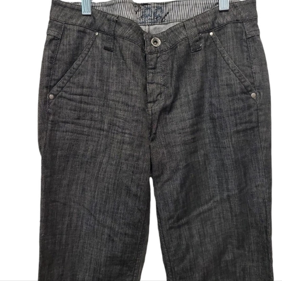 Level 99 Women Black/Grey Jeans Size 30 - Picture 2 of 4
